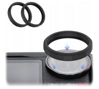 Cache-griffe flash Jjc 2 anneaux de protection d'objectif en silicone pour DJI Osmo Action 5 Pro / 4 / 3 / Lrr-ack2''