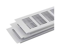 Cache-grille d'aération en alliage d'aluminium, Couvercle de grille ventilation en alliage d'aluminium 1 pièce(100x400mm)