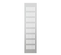 Cache-grille d'aération en alliage d'aluminium, Couverture de grille d'aération en alliage d'aluminium for armoire et garde-robe(100x400mm)