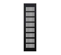 Cache-grille de ventilation en alliage d'alumini Tailles multiples de grille Ventilation maille rectangle d'alliage d'aluminium for l'évent Cabinet(80x80mm)