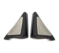 Cache Haut-Parleur Portière pour Civic 11e Génération 2022 2023 2024 Haut-parleurs De Portière Voiture Cache Décoration Stéréo Garniture Audio(C-Carbon Fiber)