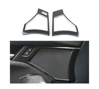 Cache Haut-Parleur Portière pour Mazda 3 BP 2019 2020 2021 2022 2023 Haut-parleurs De Portière Voiture Cache Décoration Stéréo Garniture Audio(E-Carbon Fiber 2pcs)