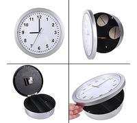 Caché Horloge Murale À Trois Compartiments Étagère Détournement Sécuritaire Secret Cachette Argent Argent Bijoux Jouet Stockage Sécurité Conteneur Organisateur