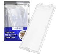 Cache Hotte Aspirante 130x55 mm avec Code Original C00535764 488000535764 C00861526 pour Whirlpool pour Indesit pour Hotpoint pour Ariston pour Bauknecht - Garantie de 10 Ans - MONTERAL