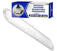 Cache Hotte Aspirante 370x65x15 mm avec Code Original C00318532 C00320086 pour Indesit 481946279964 482000008881 pour Whirlpool - Garantie de 10 Ans - MONTERAL