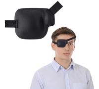 Cache-œil 3D pour adultes gauche et droit, réglable, masque médical réglable pour œil paresseux, taille L, noir (œil droit)