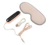Cache-œil Ajustable Rose 1800ma, Massage Autour des Yeux, Voyage | Cuir et Coton, Interface Usb, Écran Numérique Complet, Usage Extérieur et Déplacement