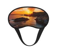 Cache-œil avec impression paysage marin Irlande pour adultes et enfants pour voyage, usage quotidien, sieste, insomnie, camping