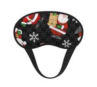 Cache-œil avec inscription « Merry Christmas » pour adultes et enfants, bloquant la lumière, pour voyage, usage quotidien, sieste, insomnie, camping