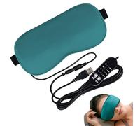 Cache-œil chauffant avec sangle réglable et température | Coussin chauffant en tissu de soie pour les yeux, coussin chauffant pour le confort et la relaxation, le travail, le sommeil, la friture des