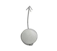 Cache Œil De Remorquage pour VW pour Jetta MK6 2011-2014 | Cache Œil De Remorquage Du Pare-chocs Avant Auto 5C6807241(Reflex Silver)