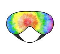Cache-œil effet tie-dye - Design mis à jour - Bloque la lumière - Pour homme et femme
