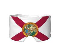 Cache-œil imprimé drapeau de l'État de Floride, équipement de sommeil réversible, bloquant la lumière, pour un confort de voyage