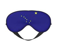 Cache-œil imprimé drapeau de l'État de l'Alaska pour homme et femme