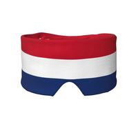 Cache-œil imprimé drapeau néerlandais, équipement de sommeil réversible, bloquant la lumière, pour un confort de voyage