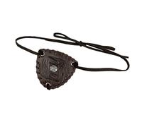 Cache-œil médiéval en cuir vintage en relief, accessoires de cosplay de pirate, accessoires d'Halloween pour jeu de rôle, a, taille unique