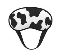 Cache-œil noir et blanc avec imprimé léopard pour adultes et enfants, pour voyage, usage quotidien, sieste, insomnie, camping