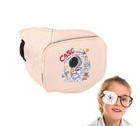 Cache-œil pour | Aide rembourrée en coton | Patch confortable et réutilisable pour la correction de l'amblyopie et les yeux | Housse de lunettes souple pour portant des lunettes