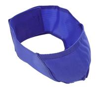 Cache-œil pour Chat Anti-Morsure, Taille M en Nylon Bleu | Conception à Sangle Adhésive, Petits Orifices, Portable, pour Chats 2, 5 à 5kg et Chiens