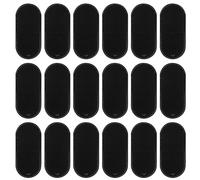 Cache-œil pour Lunettes 24 Pièces en Non-tissé Noir | Couverture Complète D’un Seul Œil, Fixation Facile, pour Garçon et Filles et Adultes, Usage à L’école Continu