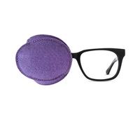 Cache-œil violet pour lunettes, patch d'amblyopie uni de couleur unie | Couvre-œil paresseux réutilisable pour enfants et adultes | Patch de lunettes doux et respirant | Thérapie d'occlusion