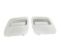 Cache-œillet remorquage Pour Dacia Pour Duster 2018-2021 Gauche Droite 2 Pcs Set Gris Ou Noir 620721430R 620724861R 511802392R Pare-chocs Barre Remorquage Oeil Couverture Cache-crochet(Ensemble gris)