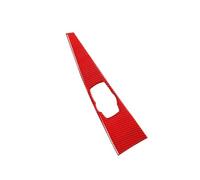 Cache Intérieur De Panneau De Commande Multimédia Autocollants Pour Série 3 GT F30 F34 2013-2018 HLWXMDZ(Red carbon fiber)
