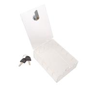 Cache-interrupteur Mural en Acrylique Verrou, Boîte de Sécurité | Transparent, Visibilité du Statut, Accès Adulte Simple, Clé Incluse, Usage Maison et Bureau