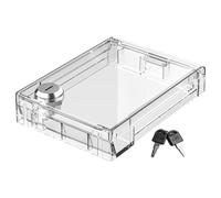 Cache-interrupteurs muraux Transparent en acrylique incassable | Protection pour commandes de climatisation centrale Pour salon, chambre, dortoir, appartement, école, usine, ateliers