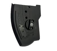 Cache latéral de tronçonneuse électrique pour tronçonneuse filaire de 12 pouces - Régulateur tendeur de chaîne en plastique avec protection des bords - 102 x 137 mm - Noir