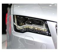 Cache Lentille Phare Avant Pour A7 RS7 (2011-2014) Coque De Phare Transparente En Plastique Remplaçant Le Cache Verre D'origine(1pcs right side)