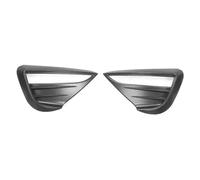 Cache-lentille phare voiture Couvercle Décoratif De Pare-brouillard De Pare-chocs Avant De Voiture Pour Tesla Pour Model Y 2021-2024(Noir mat)