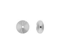 Cache lobe diamanté acier 7mm (paire) + écrin (offert)