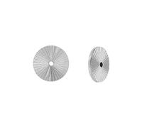 Cache lobe diamanté acier 8mm (paire) + écrin (offert)