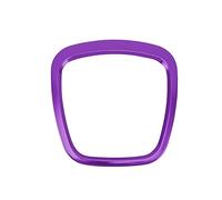 Cache Logo Central de Volant en Chrome pour Audi A3 8P S3 A4 B6 B7 A5 A6 Q5 Q7 Accessoires d'intérieur,Cache Logo de Volant Autocollants,Autocollants (Violet)
