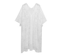 Cache-Maillots Beachwear Blouse Femme 2025 T-Shirt d'été décontracté Crochet pour Paules dénudées Dos Ouvert Plage Bikini Cover Up