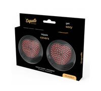 Cache-mamelons Coquette Chic Desire Rouge Noir 1 Paire