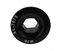 Cache-manivelle en aluminium pour vélo de route et VTT, compatibilité M15//M19/M20 ()