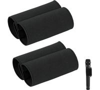 Cache Micro, 7,5cm Manchon Micro pour Sony TX650/TX660 Enregistreurs Noir Bande Microphone Accessoire Microphones Protecteur Micro pour Discours Mariage Interview Vidéo (2 Pièces)