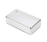 Cache Micro Guitare Électrique Humbucker en Cuivre Argenté 50 MM | Six Ouvertures, pour Micro de Guitare Électrique, Accessoire de Protection, Format Précis, Finition Argenté