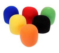 Cache-microphone en Mousse pour Microphone à Main, Lot de 6 Pièces | Adapté à Scène Ktv, Forte Compatibilité Plupart des Modèles, Protection Anti-vent