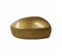 Cache Miroir Capuchon Rétroviseur Extérieur Pour Nissan TIIDA C12 | Gauche/Droite,Plastique ABS,Blanc/noir/argent/gris/or/rouge,Construction durable(Gold - Right)