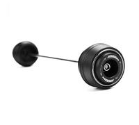 Cache-Moteur pour Kawasaki pour Ninja 1000sx pour 1100sx 2025 Protection De Cadre Et Axe Roue Avant Arrière Fourche(Front-Titanium-1000SX3)