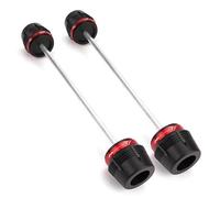 Cache-Moteur Protection Axe De Fourche Roue Avant Et Arrière pour Moto CB750 Hornet CB1000 Hornet SP 2025(Front Rear -Red1)