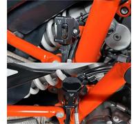 Cache-Moteur Protection du Réservoir De Liquide Frein Arrière Motos pour Ducati Monster 937 950 796 696 Hypermotard 821 Scrambler 800(Black1)