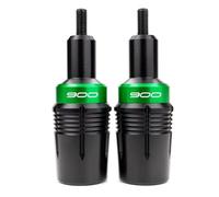Cache-Moteur Protection Moteur Et Patins Échappement pour Motos pour Kawasaki Z900 Z900SE Z900RS 2017-2025(Frame Sliders -Green1)