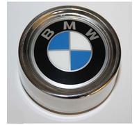 Cache moyeu central en métal 55mm avec logo BMW