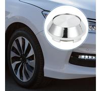 Cache-Moyeu De Roue De Voiture, 65Mm 2,56" Od Centre Hub Cover Universel Pour Voitures Et Camions Résistant Aux Rayures Design Élégant En Plastique Abs Tonalité Argent
