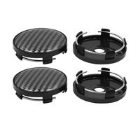 Cache-moyeu de roue de voiture SOURCING MAP 4pcs Noir 60mm Dia 5 clips pneu centre roue couvre cache-moyeu pour voiture