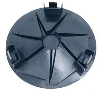 Cache-moyeu de roue en plastique noir prolongé conçu pour les tondeuses robotiques A1 A1 ProA2, installation simple à clipser, bloque la saleté et les débris comme accessoire de protection de rechange